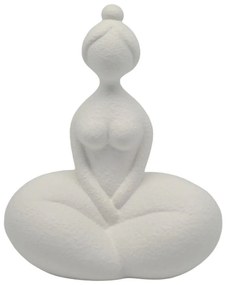 Διακοσμητική Φιγούρα 842988 15,8x10,5x19,5cm White Mat Ankor Ceramic