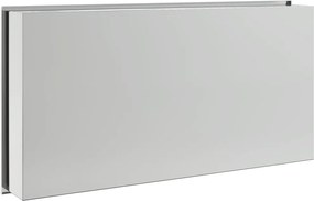 vidaXL Εσοχή Ντους Βουρστ. Ασήμι 62x32x9 εκ. Αν. Ατσάλι