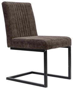 Dining Chair Evita Fylliana Brown 50x47x85 cm