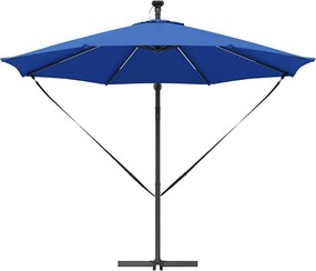 vidaXL Ομπρέλα ηλίου 294 x 294 x 248 cm Πολυεστέρας και Αλουμίνιο