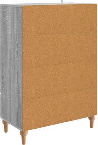 vidaXL Πλαϊνό γραφείο Γκρι Sonoma 66 x 34,5 x 95 εκ.