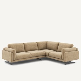 Γωνιακός καναπές από ενισχυμένο βαμβακερό ύφασμα, Cesar