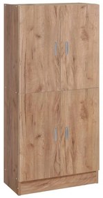 Παπουτσοθήκη - ντουλάπι Felicity χρώμα φυσικό mo 60x32x127εκ 60x32x127 εκ.