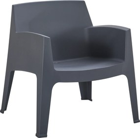ΠΟΛΥΘΡΟΝΑ ΠΟΛΥΠΡΟΠΥΛΕΝΙΟΥ LOUNGE SLEEK HM6365.10 ΓΚΡΙ 62x68x73Υεκ.