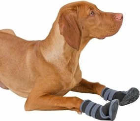 Παπούτσια για σκύλους Kerbl Μαύρο Γκρι M