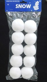 Σετ 10 τεμ. Χριστουγεννιάτικες Μπλάλες Διακόσμησης 5.5cm 237301