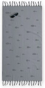 Πετσέτα Θαλάσσης 70x120 Ocean Fish Grey 5205495518824