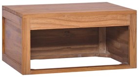 vidaXL Έπιπλο Μπάνιου/Νιπτήρα Επιτοίχιο 60x45x30 εκ. Μασίφ Ξύλο Teak