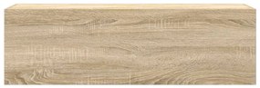 vidaXL Ντουλάπι τοίχου μπάνιου Sonoma Oak 100x25x30 cm