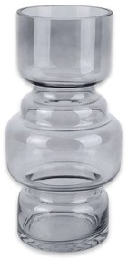 Βάζο Courtly PT3629GY Φ14x25cm Grey Present Time Glass