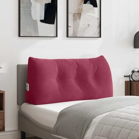 vidaXL Μαξιλάρι Πλάτης Κόκκινο 100 x 50 x 24 cm Βελούδο