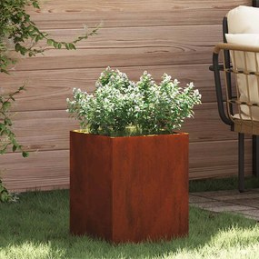 vidaXL Γλάστρα Κήπου Σκ rusty 32 x 32 x 40 εκ.