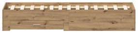 vidaXL Κρεβάτι με Συρτάρια με συρτάρι artisan δρυς 120 x 200 cm