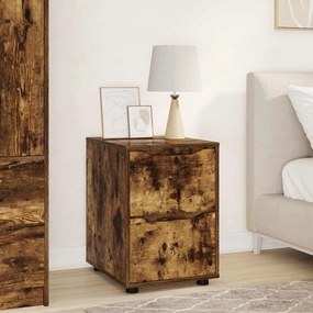 vidaXL Ντουλάπι αποθήκευσης Καπνιστό Δρύς 40 x 48 x 57 εκ