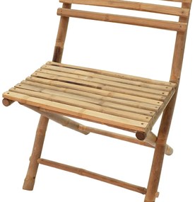 Καρέκλα κήπου Nixon pakoworld πτυσσόμενη bamboo φυσικό - Ξύλο - 141-000005