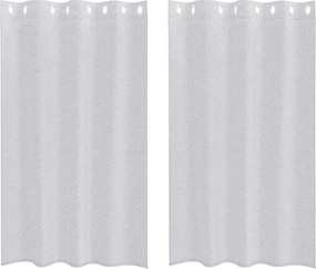 vidaXL Κουρτίνα βυσσινί 2 pcs Ανοιχτό γκρι 175 x 140 εκ. Πολυεστέρας