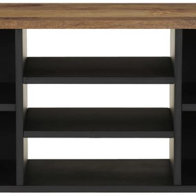 vidaXL Έπιπλο Τηλεόρασης 100x33x46 εκ. Μασίφ Ξύλο Μάνγκο &amp; Επεξ. Ξύλο