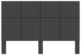 vidaXL Κεφαλάρι Σκούρο Γκρι 180 x 200 εκ. Υφασμάτινο