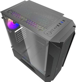 Computer case Darkflash LEO (black)