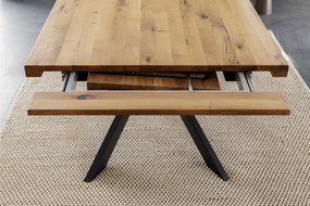 Bali Καρεκλα Relax Μαύρη + Υποπόδιο 83x86x102 cm