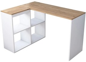 Γραφείο Γωνιακό 893RAN2708 120x50x74,8cm White-Oak