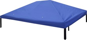 vidaXL Κάλυμμα Γκαζebo 300 x 400 cm Μπλε