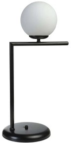 Φωτιστικό Επιτραπέζιο Araz 534LUN5123 20x57cm 1xE27 40W Black-White Opviq
