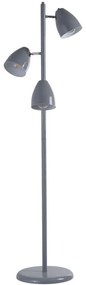 Φωτιστικό Δαπέδου 534LUN5570 Φ30x147cm 3xE27 40W Grey Opviq