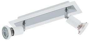 Φωτιστικό Σποτ Eglo 94959 SARRIA Λευκό (White)|Χρώμιο (Chrome) 3000K