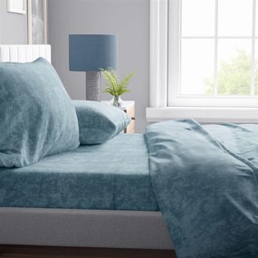 Παπλωματοθήκη Polycotton Μονή 160x240εκ. Shadow 16 Petrol DimCol