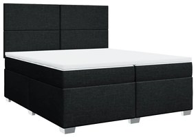 ΚΡΕΒΑΤΙ BOXSPRING ΜΕ ΣΤΡΩΜΑ ΜΑΥΡΟ 200X200 ΕΚ. ΥΦΑΣΜΑΤΙΝΟ 3290590