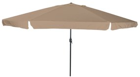 vidaXL Ομπρέλα Κήπου ø395x245 cm Ταουπέ