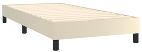 ΚΡΕΒΑΤΙ BOXSPRING ΜΕ ΣΤΡΩΜΑ ΚΡΕΜ 90X200 ΕΚ. ΑΠΟ ΣΥΝΘΕΤΙΚΟ ΔΕΡΜΑ 3127231