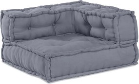 vidaXL Μονάδα Μοντέρνου Καναπέ 2 pcs Γκρι 140 x 70 x 56 εκ. Ύφασμα