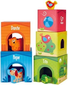 Ξύλινη Πυραμίδα Με Κύβους Early Explorer Hape