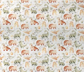 ΣΕΝΤΟΝΑΚΙ ΛΙΚΝΟΥ bebe Dinosaur 515 80X110 Beige 100% Cotton