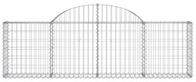 Συρματοκιβώτια Τοξωτά 40 τεμ. 200x30x60/80 εκ. Γαλβαν. Ατσάλι 3146086