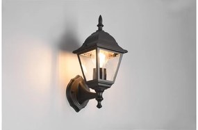 Φανάρι Φωτιστικό Τοίχου 1xE27 Μαύρο IP44 Livenza 205760132 Trio Lighting-205760132-Μαύρο 205760132