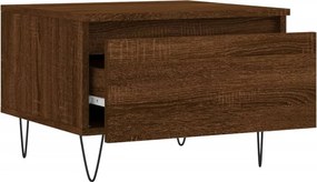vidaXL Τραπεζάκια Σαλονιού 2 τεμ. Καφέ Δρυς 50x46x35 εκ. Επεξ. Ξύλο