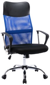 Καρέκλα Γραφείου AΓNΩ Μπλε PVC 58x60x105-115cm
