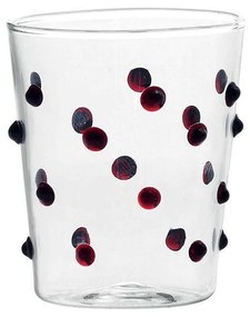 Ποτήρι Party Junior PY00304 95ml Red-Clear Zafferano Glass