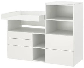 SMASTAD/PLATSA αλλαξιέρα με βιβλιοθήκη, 150x79x123 cm 195.832.29