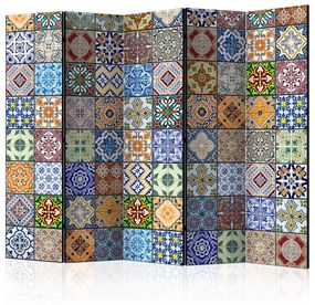 Διαχωριστικό με 5 τμήματα - Colorful Mosaic II [Room Dividers] 225x172