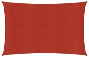 vidaXL Πανί Σκίασης Κόκκινο 2 x 3,5 μ. από HDPE 160 γρ./μ²