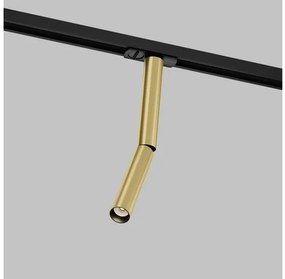 Σποτ Μονοφασικής Ράγας Unity LED 6W Ορείχαλκος 30cm Σπαστό Focus Dual TR142-1-6W3K-BS Maytoni TR142-1-6W3K-BS