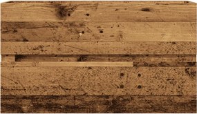 vidaXL Ντουλάπι Νιπτήρα Όψη Παλαιού Ξύλου 90x38,5x45 εκ. Επεξεργ. Ξύλο