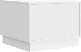 vidaXL Τραπεζάκι σαλονιού Λευκό 49 x 50 x 37 εκ. Επεξεργασμένο Ξύλο