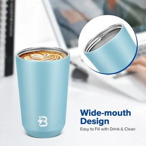 Κούπα Θερμός Ανοξείδωτο BPA Free 355ml - Γαλάζιο