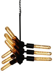 Κρεμαστό Φωτιστικό Οροφής Μαύρο HELIX 77-3202 Homelighting-77-3202-Μαύρο 77-3202