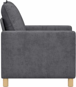 vidaXL Καναπές Σκούρο Γκρι 76 x 81 x 87,5 εκ Πολυεστέρας